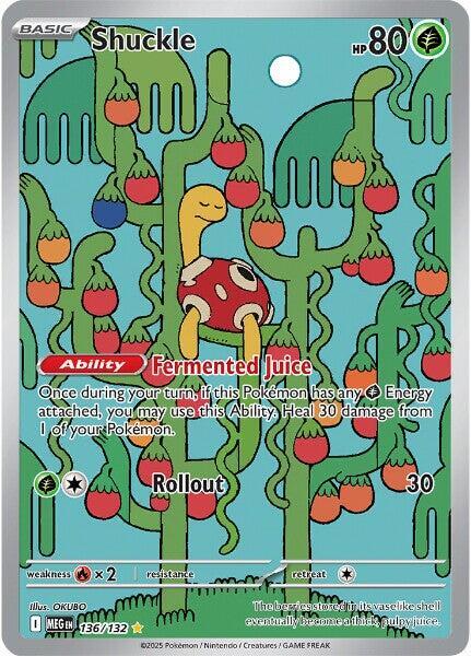 Shuckle 136/132 - Mega Evolution Base Set