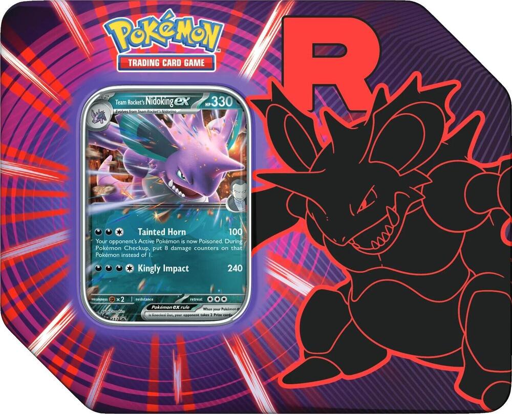 Team Rocket Nidoking ex Tin