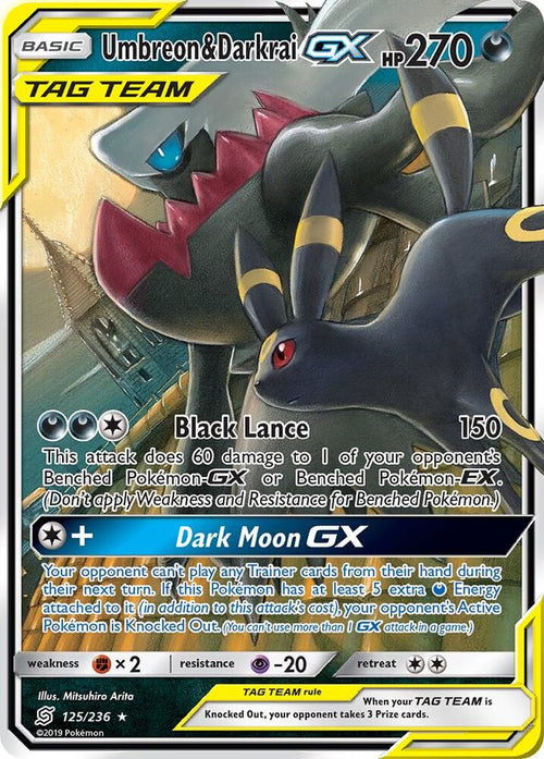 Umbreon & Darkrai GX 125/236 - Unified Minds