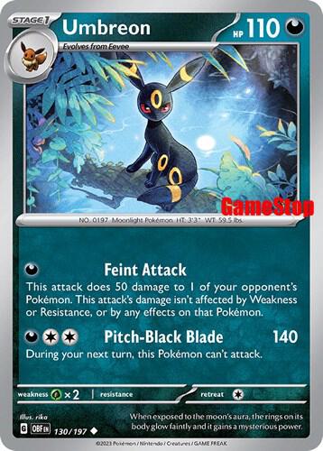 Umbreon 130/197 GameStop Promo