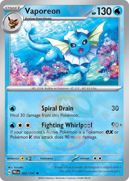 Vaporeon 022/131 (Master Ball)
