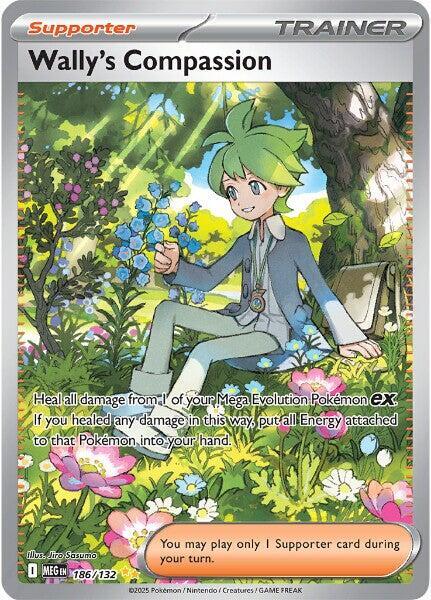 Wally's Compassion 186/132 - Mega Evolution Base Set